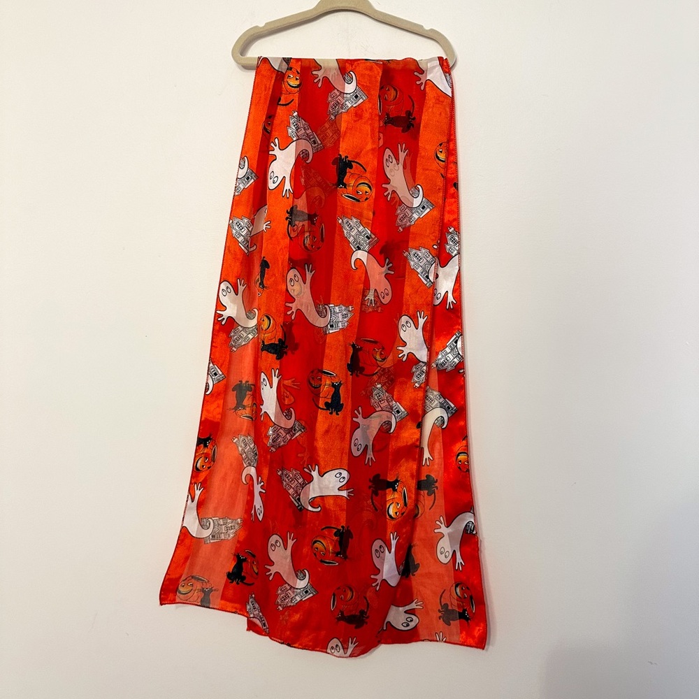 Halloween Themed Sheer Neck-Scarf
